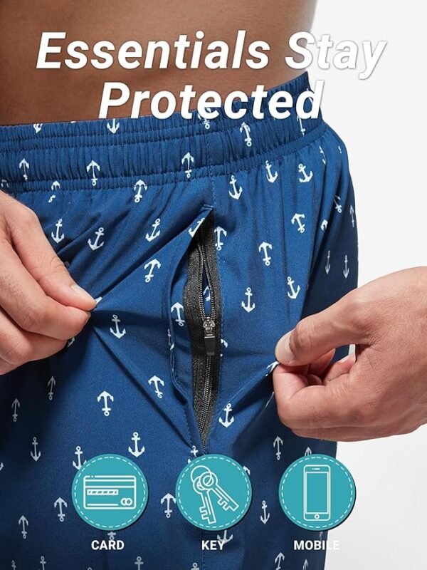 Arcweg Mens Swimming Trunks 2 in 1 with Boxer Liner - Image 3