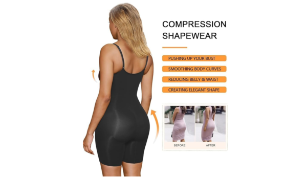 SHAPERX Women's Shapewear Bodysuit - Image 2