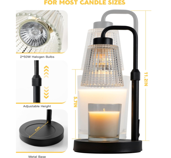 Candle Warmer Lamp with Timer Dimmable - Image 2
