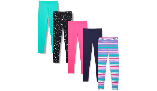 Girls and Toddlers' Leggings, Multipacks