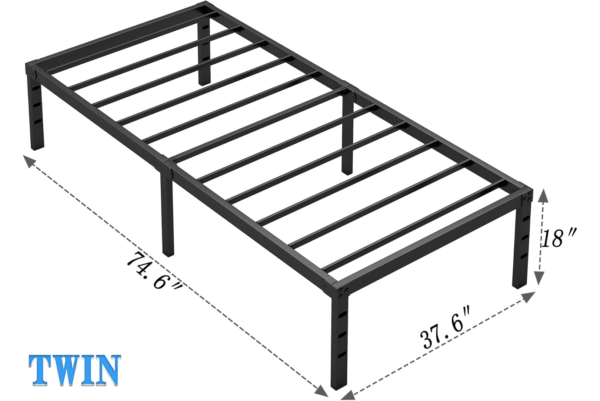 NEW JETO Metal Bed Frame - Image 3
