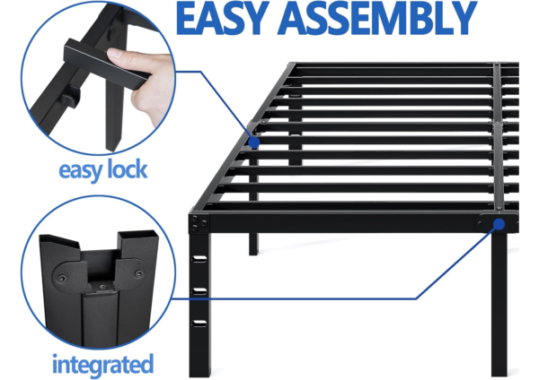 NEW JETO Metal Bed Frame - Image 4