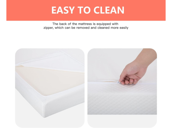 Twin Mattress 5 inch Gel Memory Foam Medium - Image 3