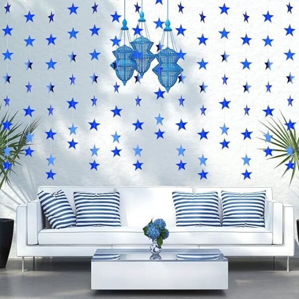 Patelai Glitter Star Garland Banner Decor - Image 2