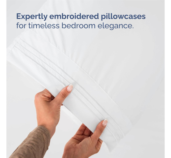 Full Size 4 Piece Sheet Set - Comfy Breathable & Cooling Bed Sheets Set - Image 3
