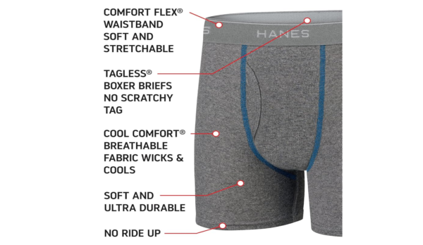 Hanes Boys' and Toddler Comfort Flex - Image 2